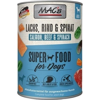 MAC's Dog losos a špenát 400 g