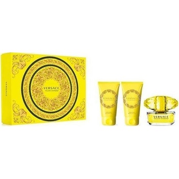 Versace Yellow Diamond pre ženy EDT 50 ml + telové mlieko 50 ml + sprchový gél 50 ml darčeková sada