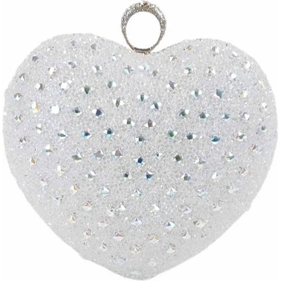 Блестяща хамелеонова чанта - сърце
