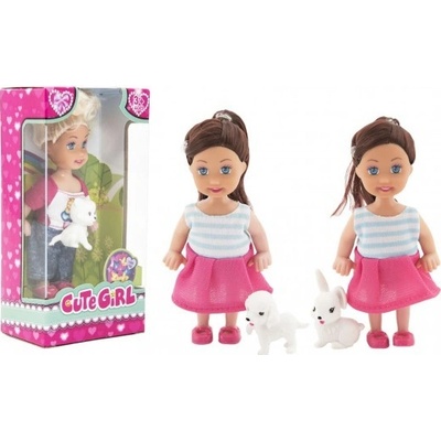 Teddies s mazlíčkem plast 12cm v krabičce 7,5x15x5cm