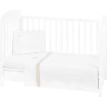 KikkaBoo Бебешки спален комплект с бродерия Kikkaboo - Dream Big, EU Style, 70 х 140, Beige, 3 части (41101030158)