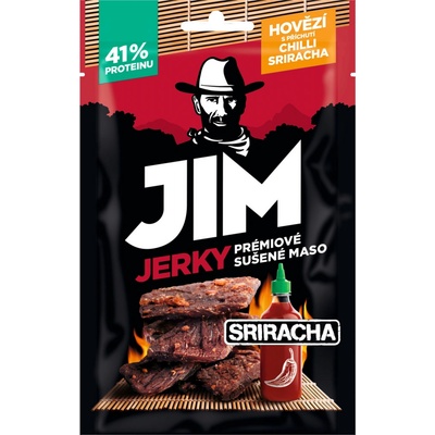 JIM JERKY Hovězí Chilli Sriracha 23 g