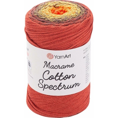 Yarn Art Macrame Cotton Spectrum 225 m 1302 Brown Pink Špagát