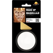 Make-up s hubkou biely