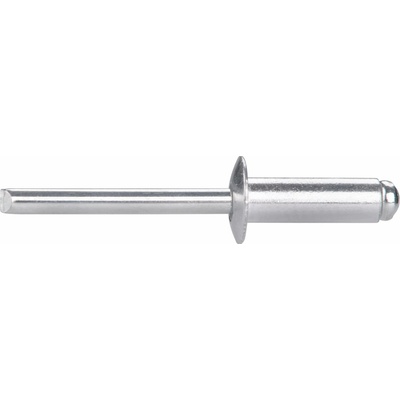 EXTOL PREMIUM nity trhacie hliníkové sada 250ks, O 6,4x19mm plochá hlava 8813878