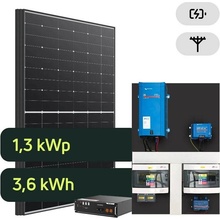 Ecoprodukt Hybrid Victron 1,3kWp 3,6kWh 1-fáz