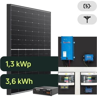 Ecoprodukt Hybrid Victron 1,3kWp 3,6kWh 1-fáz