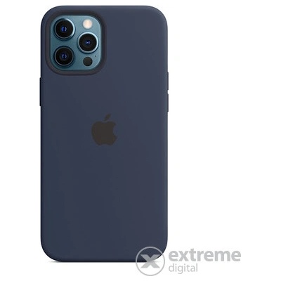 Apple iPhone 12 Pro Max Silicone Case with MagSafe, deep navy MHLD3ZM/A