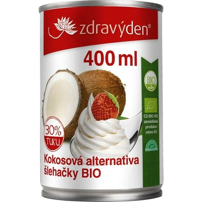 Zdravý den Kokosová alternatíva šľahačky BIO 400 ml
