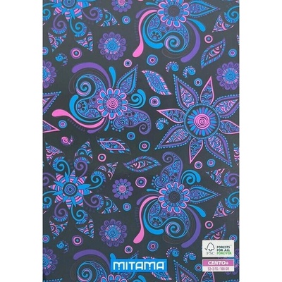 Mitama Sešit Fantasy colours A4 linkovaný s okraji Mandala