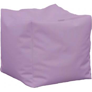 Image 1 of PUFRELAX Пуф, 130л. , Табуретка Куб XL - Teteron Liliac, Перящ се калъф, Пълнеж от Полистиролни перли, за открито, 8280 (PUF-G-CXL-TEX-LLC)