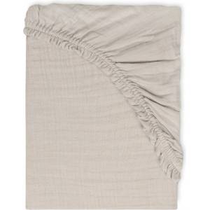 Baby Matex Бебешки чаршаф с ластик Baby Matex - Muslin, 58 x 110 cm, сив (5902675076982) - baby