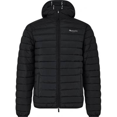 AQUASCUTUM Яке AQUASCUTUM Men's RLG Active Hooded PrimaLoft 6 Pockets Long Sleeve Short Puffer Jacket - Black
