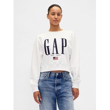 GAP Oversize mikina s logem VintageSoft Bílá