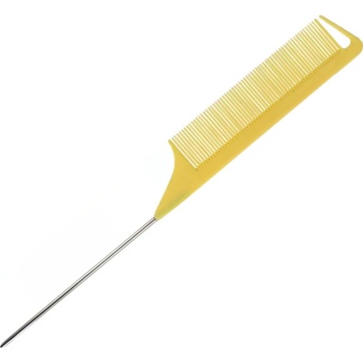eBraid tupírovací hřeben z uhlíkového kovu s ocelovou jehlicí Yellow