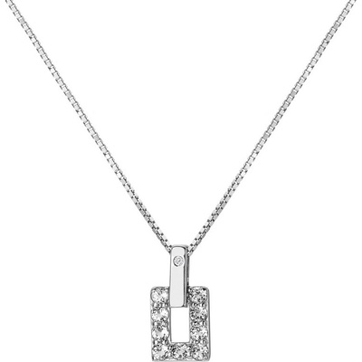 Hot Diamonds Stříbrný s diamantem a topazy echo DP898