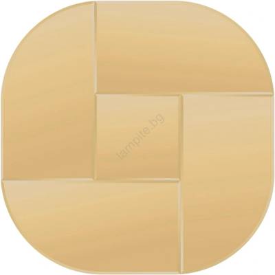 Výrobce po 1 ks Стенно огледало MUNCH 100x100 см златно (P7415)