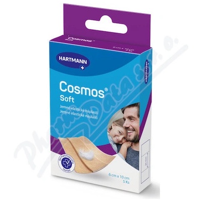 Cosmos Sensitive textilní náplast s polštářkem pro jemnou pokožku, nedělená, 0,5 m x 6 cm
