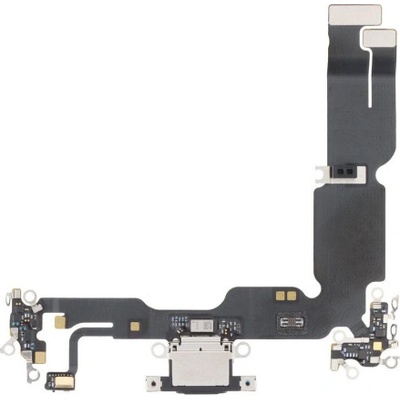 Apple iPhone 15 Plus - Nabíjací Konektor + Flex Kábel (Black), Black