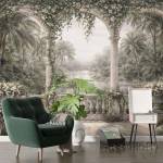 Art Gift Decor Фототапет тропическа тераса с арки