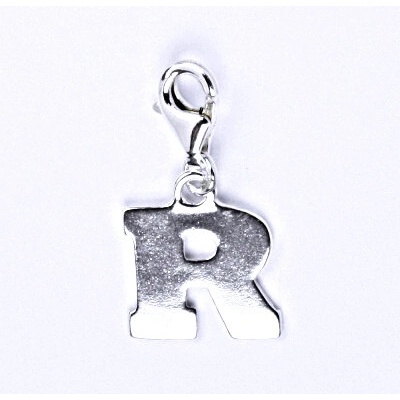 Čištín Stříbrný přívěšek písmenko R na karabince, P 904
