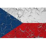 DIMEX ART Флизелинов фототапет пръскано чешко знаме 375 x 250 см