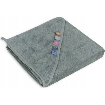 CEBA Osuška s kapucňou EcoVero Line 100x100 Green Milieu Ceba