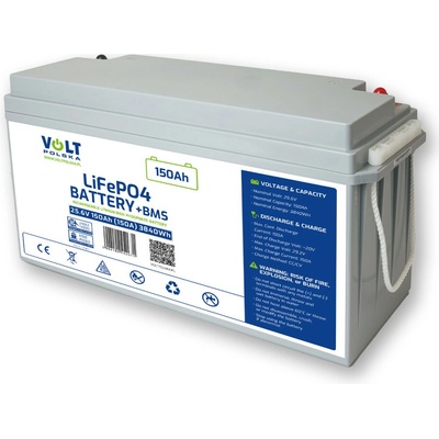 VOLT POLSKA LiFePO4 25,6V 150Ah 150A