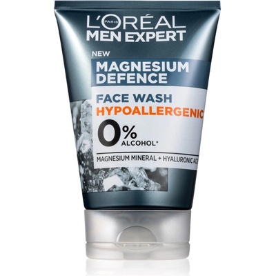 L'Oréal Men Expert Magnesium Defence измиващ гел за лице за мъже 100ml