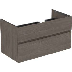 Ideal Standard Finesse - Шкафче за умивалник 100x51x55 см, 2 чекмеджета, Dark Elm E3446UR (E3446UR)