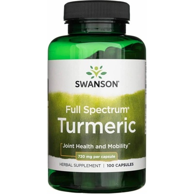 Swanson Kurkuma Turmeric 720 mg 100 kapsúl