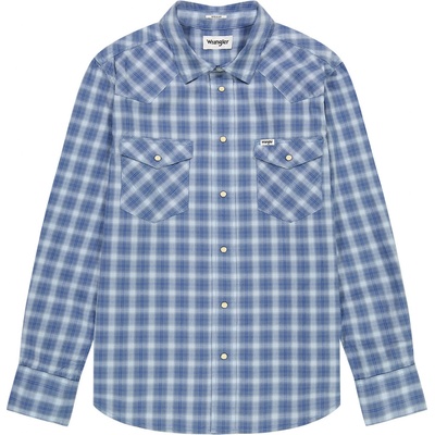 Wrangler orangepoint košile Western blue