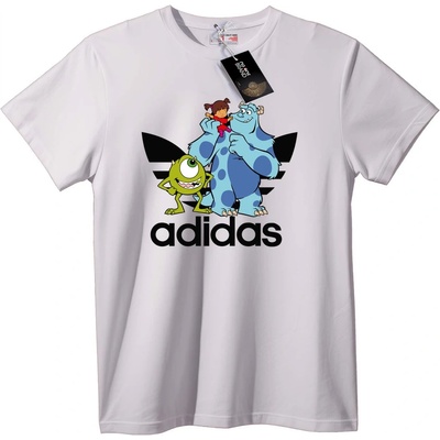 NOONEBRAND Тениска с Monsters Inc. - XS, White