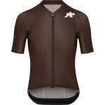 ASSOS Мъжка фланелка с къс ръкав за колоездене Assos Mille GT Jersey S11 Evo Cycling jersey - Ground Brown (056-3999-0612)