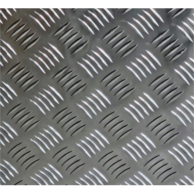 Hliníkový plech s protiskluzovým vzorem 150 x 1150 mm, tloušťka 2,0 mm, slitina 5754