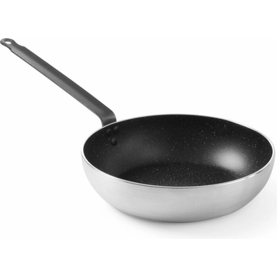 HENDI Panvica Wok hliníková s mramorovým povrchom nepriľnavá s priemerom 280 mm 627730