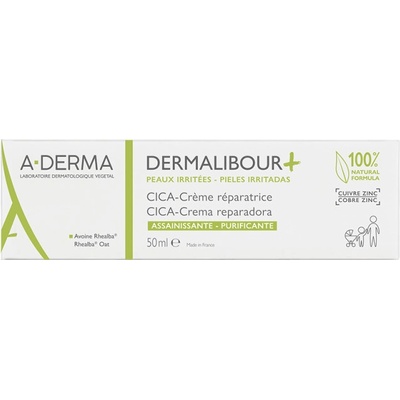 A-Derma Dermalibour+ Reparačný Cica Krém pre podráždenú pokožku 50 ml