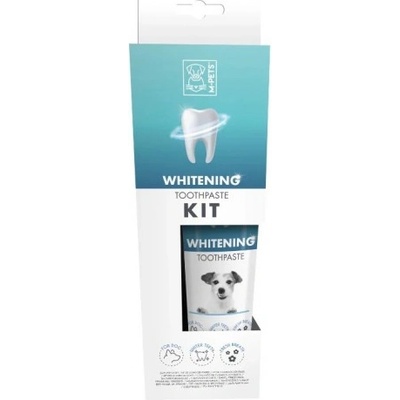 M-PETS WHITENING Toothpaste Kit - Комплект за бели зъби от 4 части, 7, 5 x 3, 5 x 25, 5 см, Белгия - 10122899