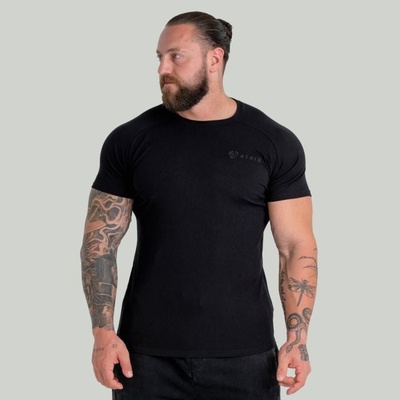 STRIX Ribbed Tee Black