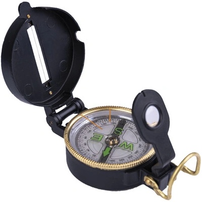 Mil-Tec Compass US метален корпус черен (ENGINEER) (15794000)