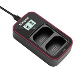 KingMa Двойно LCD USB Зарядно за LP-E6 LP-E6N LP-E6NH Батерии Canon EOS R5 R6 5D Зарядно за батерии