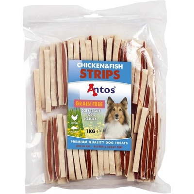 Antos Kuřecí proužky s rybou 1000 g