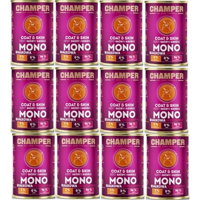 Champer Coat & Skin monoproteinové hovězí 12 x 400 g