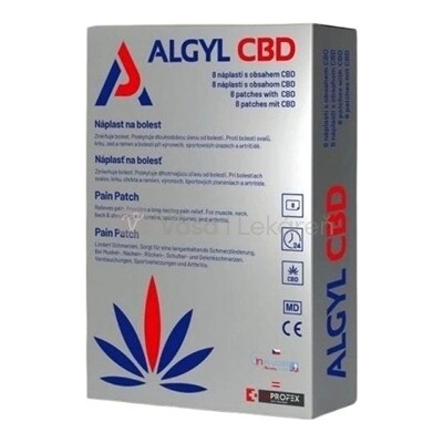 Algyl CBD Náplasť na bolesť 8 náplastí