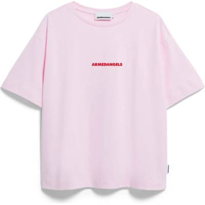 Armedangels Дамска тениска ARMEDANGELS Women's Giannaa Chaange T-shirt - Pink Mist - размер XXL (916-6591-0116)