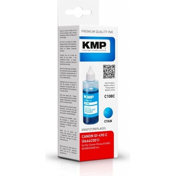 Atrament KMP Canon GI-490C - kompatibilný