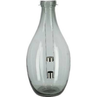 Svícen BOTTLE, čirá, pr.18x38cm (DOPRODEJ)|Esschert Design