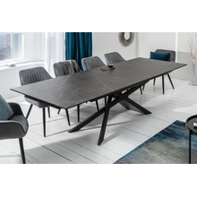LuxD Roztahovací keramický stůl Natasha 180-220-260 cm grafit