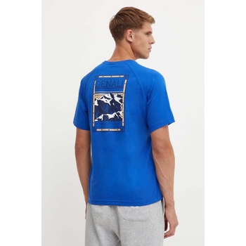 The North Face Памучна тениска The North Face S/S North Faces Tee в синьо с принт NF0A87NUCZ61 (NF0A87NUCZ61)