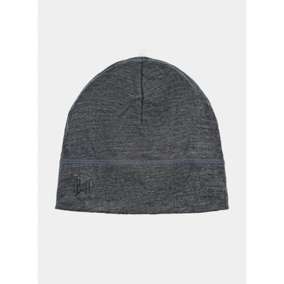 Buff Lightweight Merino Wool Hat solid grey